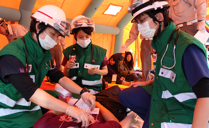 京都府から災害拠点病院に指定